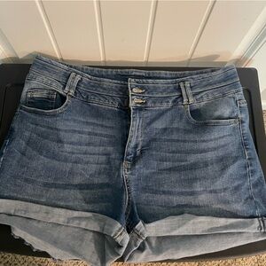 Fashion Nova Blue Denim Shorts